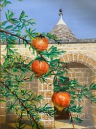 Pomegranates in Puglia