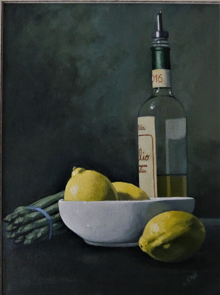 Olive Oil with Lemons