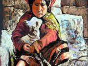 a18BETTY DAY AWARD (RU) 'Inka Girl with Lamb' by Sue Allen