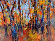 A20195 - NEVILLE MUDD AWARD ( W ) 'Autumn Trees'  by Pat Brown