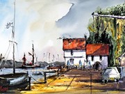 a2111 - COMMENDED ' The Butt & Oyster at Pin Mill' by Alan Pedder