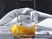 a2113 - COMMENDED 'Water Glass and Lemon' by Gill Hamilton