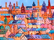 S20243) CLARL ART AWARD, WINNER  'VIADUCT CITY' by Jane Fraser