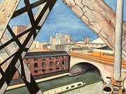 S20243a ) CLARK ART AWARD (RU) 'Salford Skyline' by Chris Robertshaw